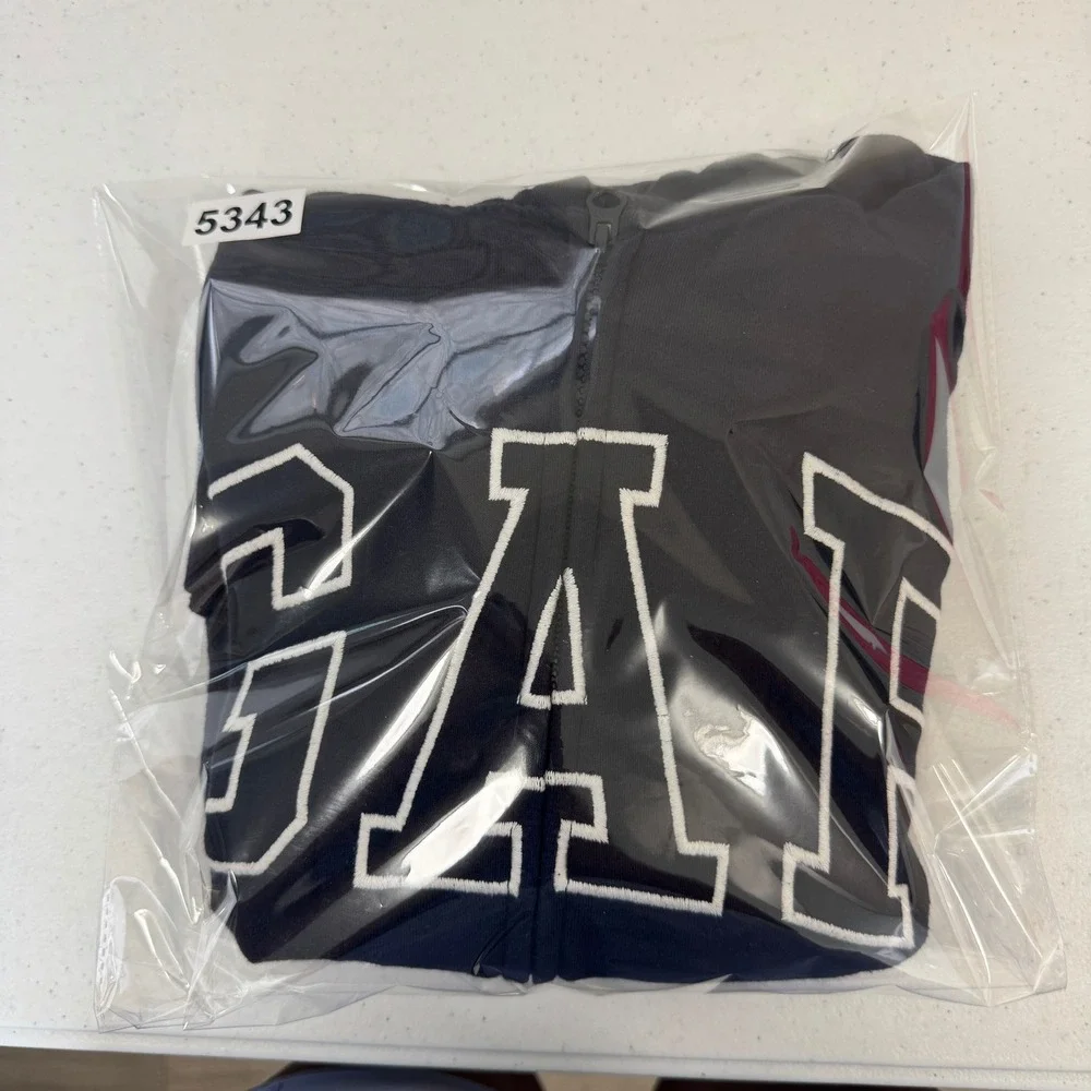 Gap Kids Navy Blue Full Zip Logo Hoodie Sweatshirt XXL 5343